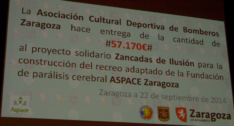 Zancadas de ilusión recauda para ASPACE Zaragoza