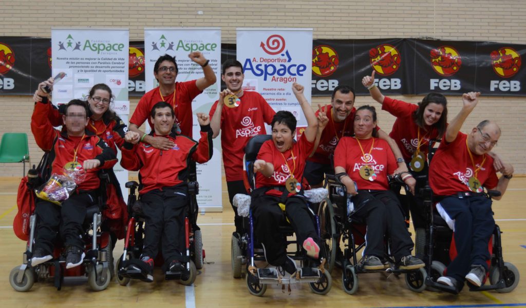 Final boccia liga noroeste, 21 mayo 2016 ASPACE Zaragoza