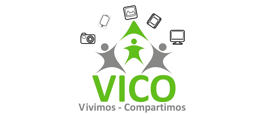 Logotipo del proyecto VICO, VIVIMOS-COMPARTIMOS de ASPACENET