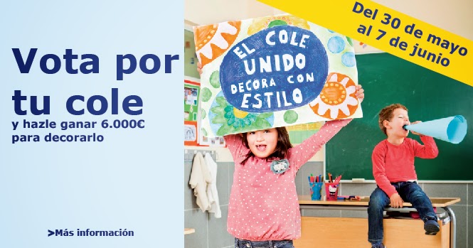 Vota por tu cole. Ikea. Colegio San Germán ASPACE Zaragoza